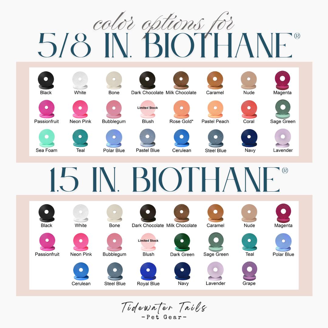 Custom BioThane Nameplate Add-On