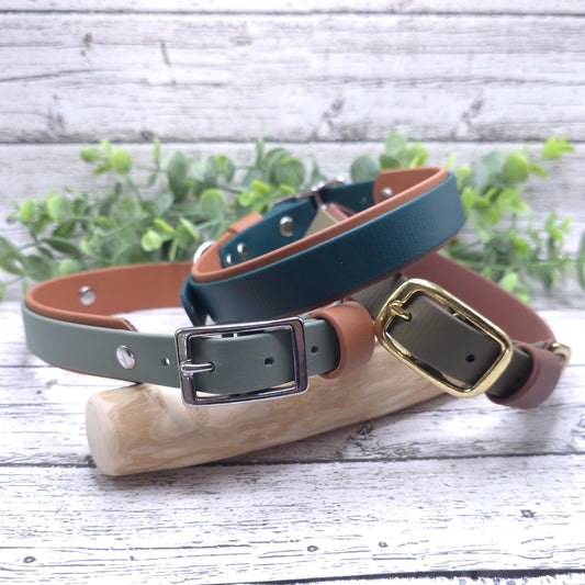 Classic Collection, Two-Tone BioThane Dog Collar
