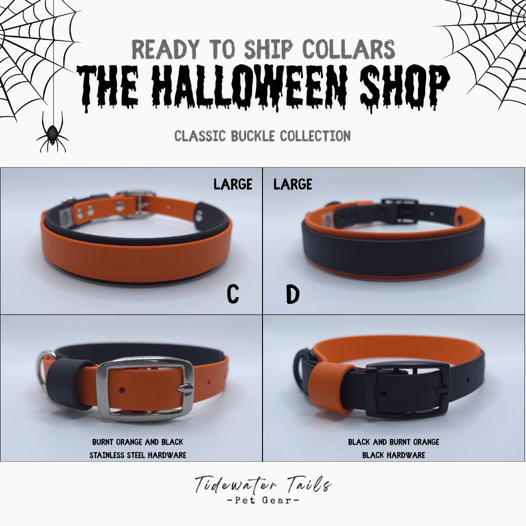 Halloween Classic Collection Ready To Ship Collars