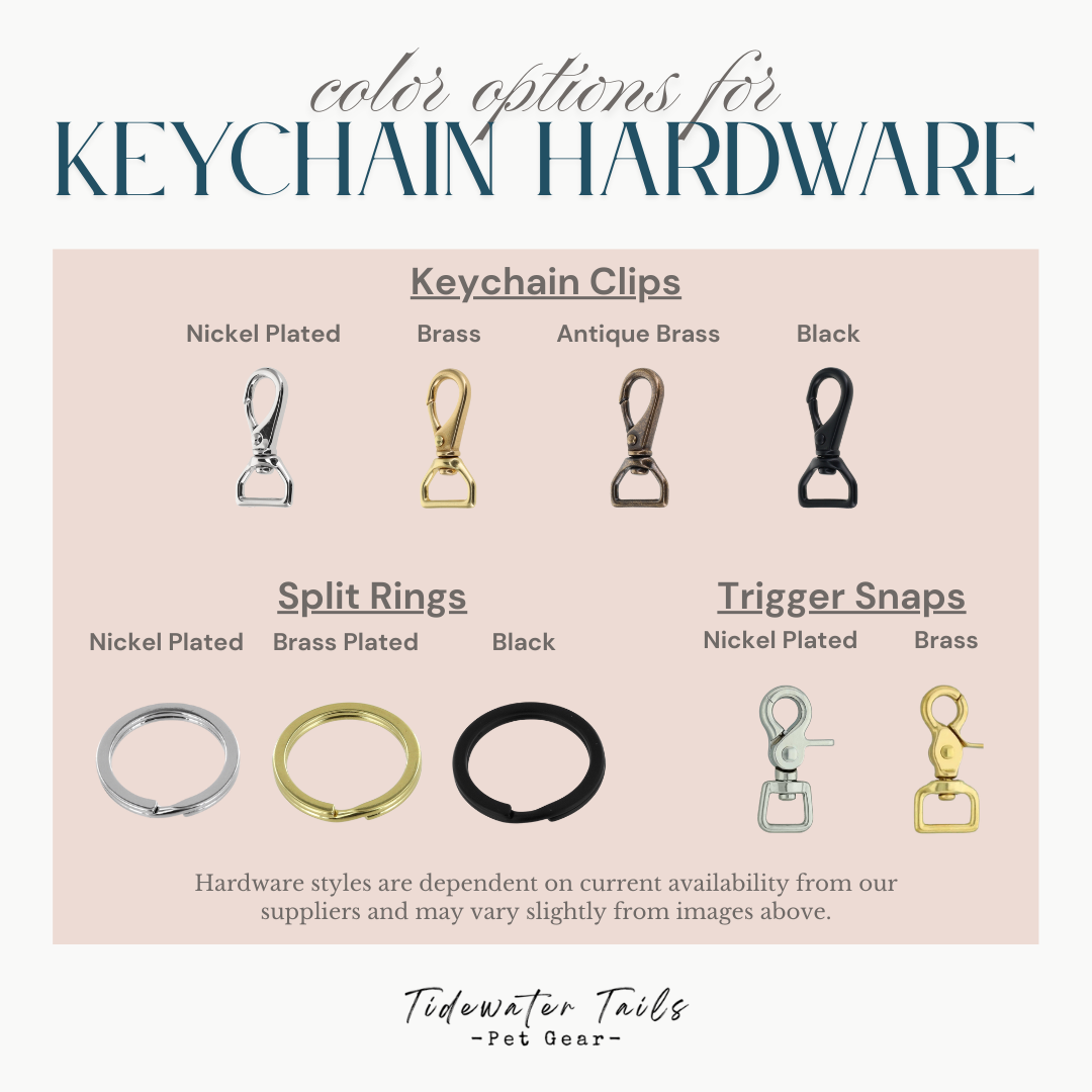 Wristlet Keychains Two-Tone BioThane