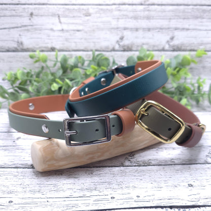 Classic Collection, Two-Tone BioThane Dog Collar