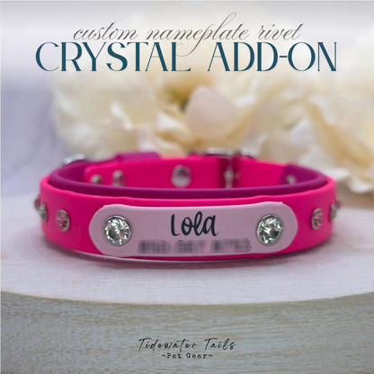 Crystal Rivet Add-On for Nameplate