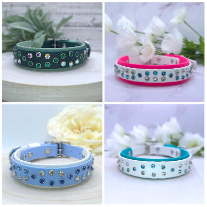 Radiance Collection, BioThane Collar with Crystals