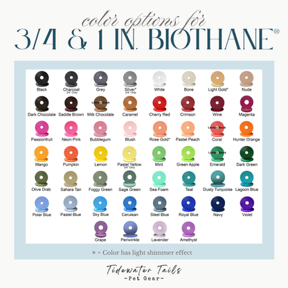 Classic Collection, Two-Tone BioThane Dog Collar