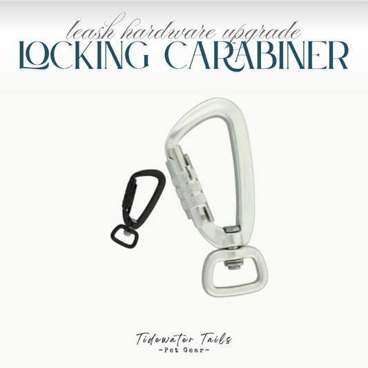 Leash Hardware Locking Carabiner Upgrade