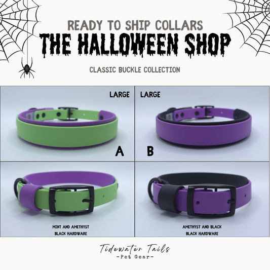 Halloween Classic Collection Ready To Ship Collars