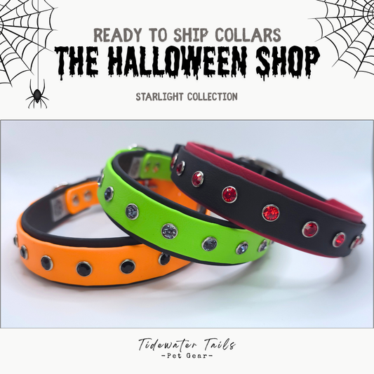 Halloween Starlight Collection Ready To Ship Collars
