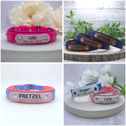 Custom BioThane Nameplate Add-On