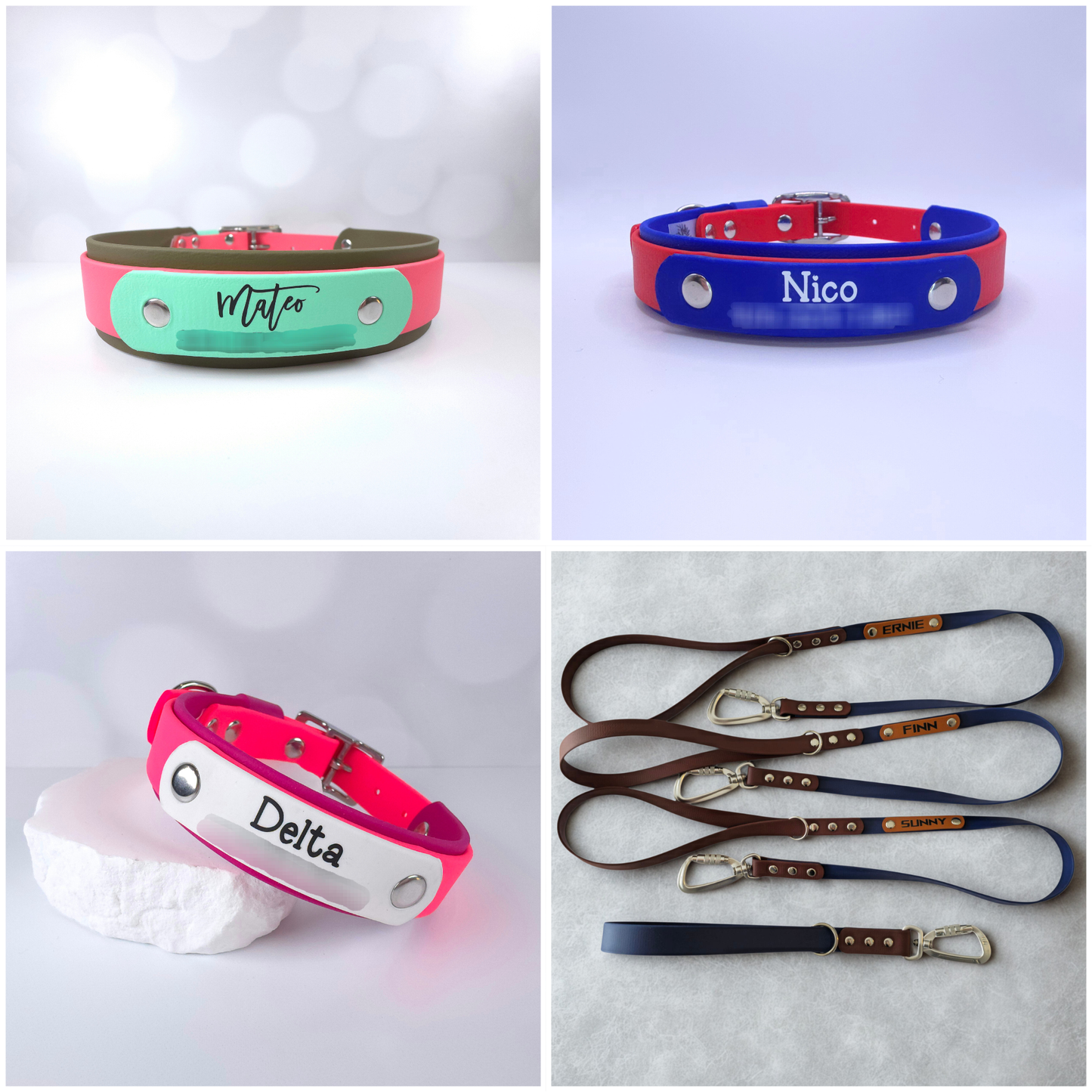 Custom BioThane Nameplate Add-On