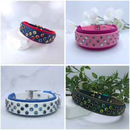 Regal Collection, BioThane Collar with Crystals