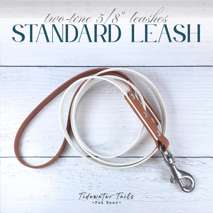 Standard 5/8" Two-Tone Leash