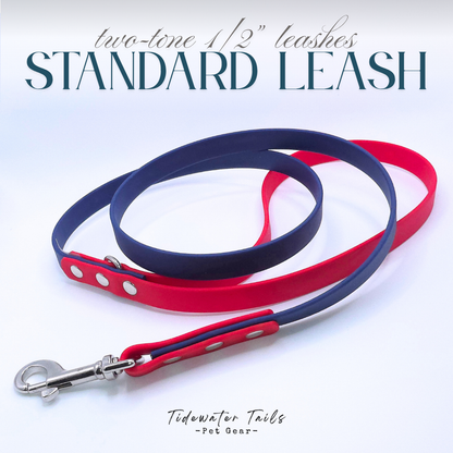 Standard 1/2" Two-Tone Leash