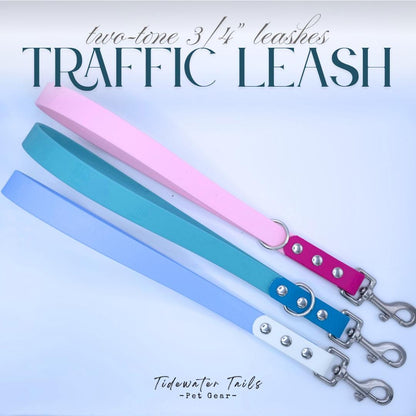 Two-Tone 3/4" Traffic Leash